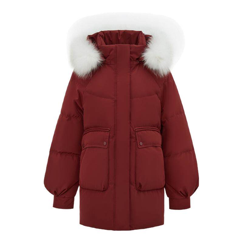 短款羽绒服雪中飞气质休闲