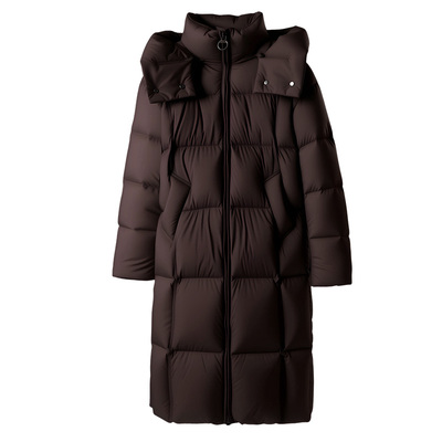 雅鹿女士中长款羽绒服时尚保暖