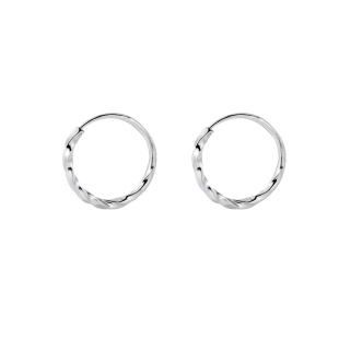 Z小姐999纯银养耳洞银耳圈素圈耳环圈圈圆圈耳钉睡觉不用摘小耳扣