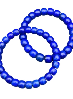 天然青金石直切手串饰品