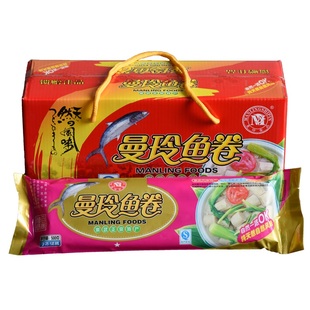 曼玲福建崇武鱼卷特产鱼饼火锅泉州惠安特产冷冻鱼糕即食鱼肉糕饼