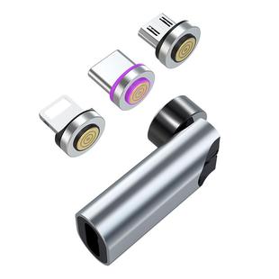 typec磁吸转接头5A超级快充40W数据线磁力转换器适用华为苹果安卓强磁充电线小米vivoppo闪充磁铁头tpc旋转器