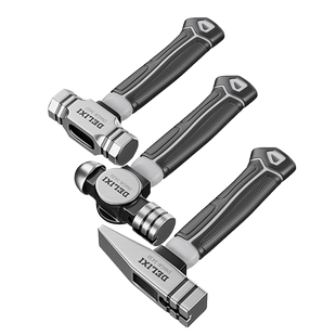 德力西羊角锤木工锤榔头八角锤头家用钉锤多功能起钉锤工具小锤子