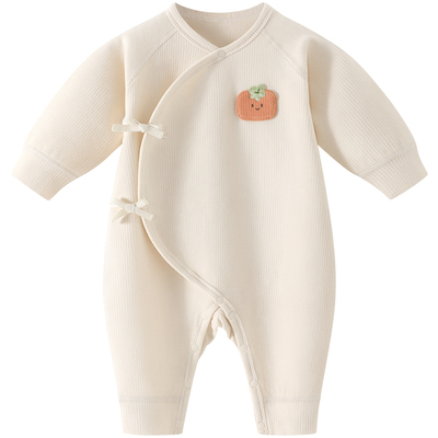 新生婴儿保暖连体衣长袖春秋冬