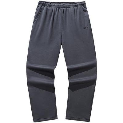 安踏直筒卫裤男款2025新款针织运动长裤宽松舒适百搭休闲裤子男裤