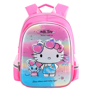 Hellokitty书包凯蒂猫卡通公主书包小学生1-2年级双肩背包女童