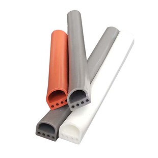 D形四孔硅胶门窗密封条蒸箱烤箱耐高温硅胶条厂家直销规格齐全