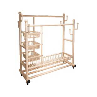 落地晾衣架室内家用可移动房间挂衣服架卧室多功能床边简易衣帽架