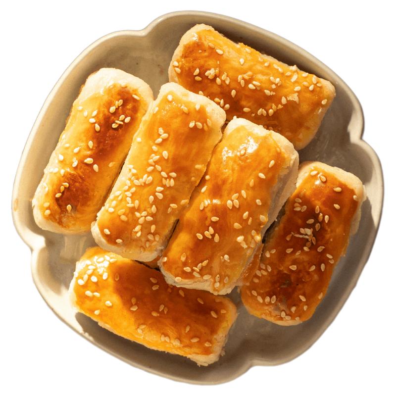 成都文殊院宮廷蔥油酥四川特產(chǎn)老式糕點(diǎn)蔥油酥傳統(tǒng)古代糕點(diǎn)小吃