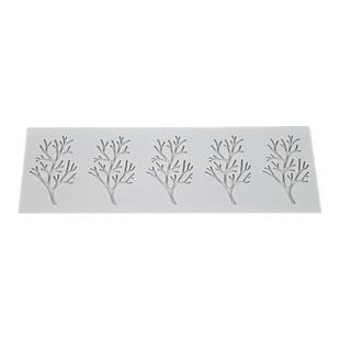 蕾丝镂空树叶模具枫叶翻糖叶子形状分子料理硅胶烘焙蛋糕盘饰脆片