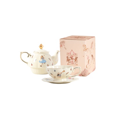 结婚礼物茶具礼盒爱丽丝茶壶