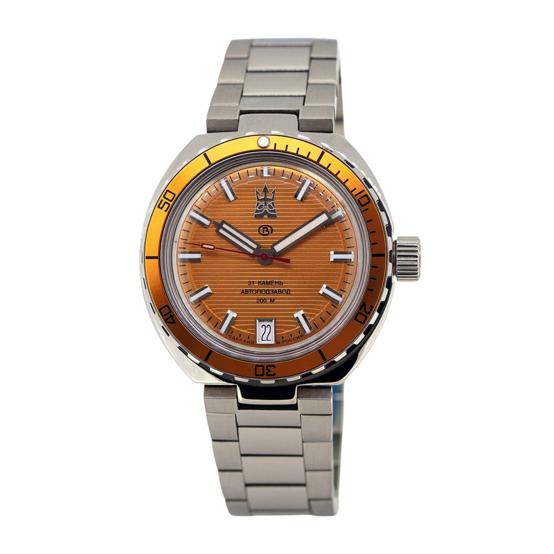 俄罗斯海王机械夜光防水男表耐用
