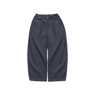 ATGM 弯刀双褶立体西裤TR垂顺抗皱百搭直筒阔腿宽松休闲长裤