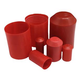 电缆热缩封帽 8mm-110mm红色热缩帽 高压线缆绝缘保护帽密封头