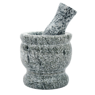 青石石臼压蒜器蒜臼子家用捣蒜器碎捣药罐捣蒜泥器窝子石头研磨小