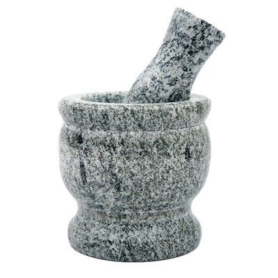 石臼压蒜器家用捣药窝子研磨青石