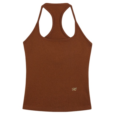 带胸垫工字背心女修身吊带上衣