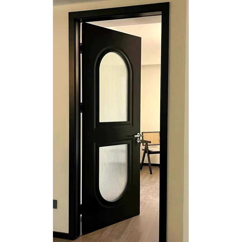 厕所门玻璃门实木漆烤厨房门复合玻璃门漆实木烤