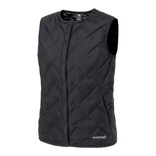 日潮跑腿Montbell 女士高档羽绒马甲 BK XS1101671背心外套保暖