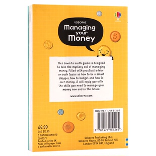 Usborne Managing Your Money 青少年儿童理财指南英文原版教育USBORNE提升技能系列 学会财商百科6~12岁写给孩子的财商启蒙课
