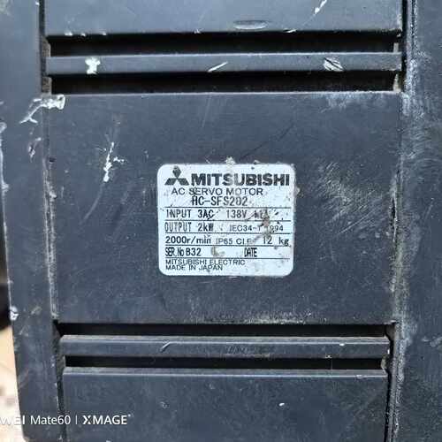 议价Mitsubishi Servo Motor Hc-Sfs202 2Kw Damad Color As Show