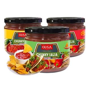 墨西哥进口欧萨莎莎酱330g taco塔可蘸酱鸡肉卷饼皮烧烤salsa辣酱