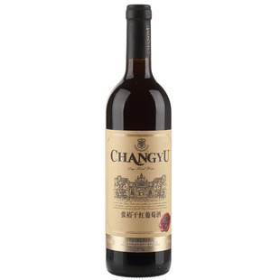 张裕红酒 赤霞珠干红葡萄酒金标彩龙750ml*6红酒整箱 多省包邮