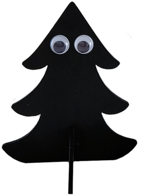 木落“小松树”木质摆件