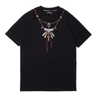 TCA 2018SS Goro's inspired 潮流高桥老鹰羽毛刺绣短袖情侣款t恤