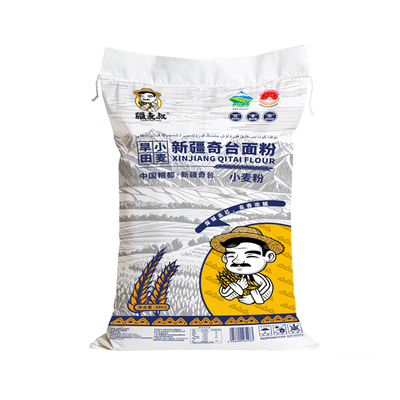 疆麦叔新疆奇台小麦面粉馒头包子烘焙面食家用商用通用25kg