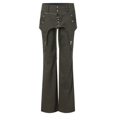 DoublePunch原创洗水做旧直筒裤