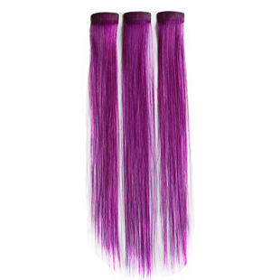 接头发彩色无痕接发片一片式卡子发挑染假发片女自接直发短发真发