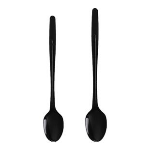 一次性长柄勺18/21厘米奶昔茶杯碗烧仙草叉勺搅拌果粒独立包装