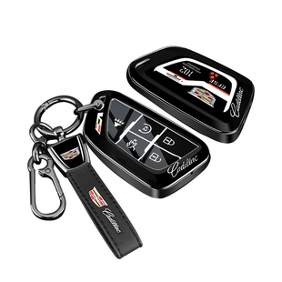 25款凯迪拉克XT5钥匙套XT4 CT5扣CT6/XTS男ATSL/XT6车高端金属壳