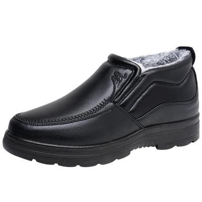 老北京布鞋保暖爸爸鞋防水老人鞋