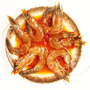 【顺丰】泰式甜辣虾无皮虾鲜活味道开背麻辣生呛虾生腌虾即食零食