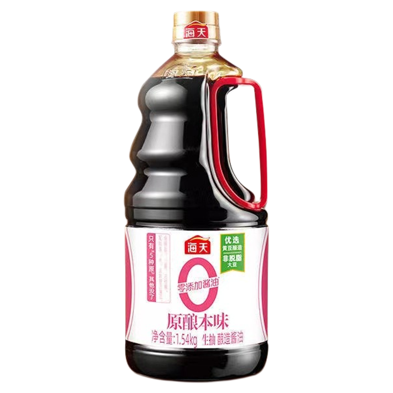 海天原酿本味酱油1.54kg酿造家庭调味料家用大桶装海天生抽酱油 海天原酿本味酱油1.54kg酿造家庭调味料家用大桶装海天生抽酱油
