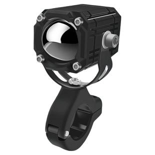 摩托车LED射灯爆闪铺路远近电动车超亮强光三轮车外置透镜大灯