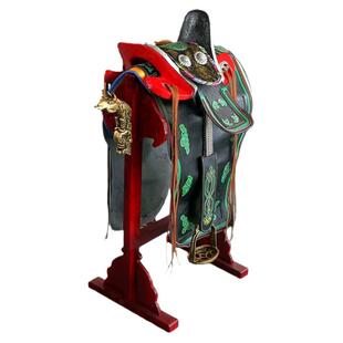 内蒙古工艺品马鞍子全套马具牛皮新款大马游客鞍小马骑士马术用品
