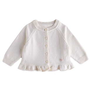 【新品】OAK FAMILY儿童保暖针织开衫冬季羊毛衫长袖宝宝毛衣