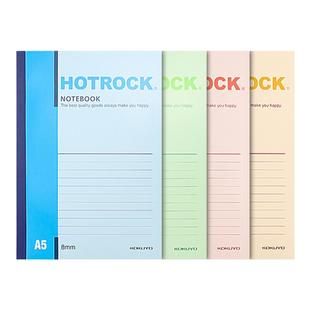 日本KOKUYO国誉加厚笔记本hotrock无线装订本N1050笔记本A5学生作业本B5记事本软抄本学生用横线内页不易透