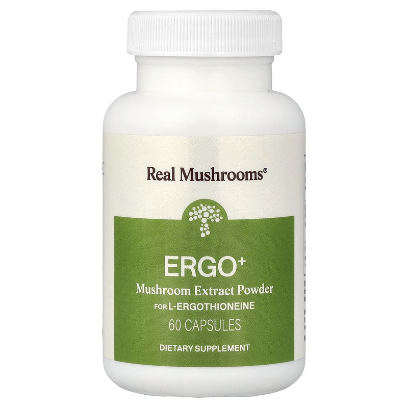 RealMushrooms ERGO+麦角硫因胶囊有机蘑菇提取焕活肌肤