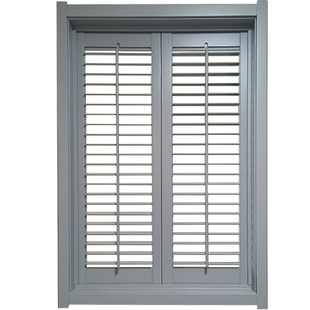 圣德科品牌飘窗窗帘遮阳定制透气窗实木松木水曲柳红橡百叶可调光