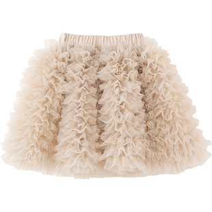 女童网纱tutu半身裙宝宝百褶蛋糕裙短裙儿童蓬蓬裙子春秋冬季裙裤