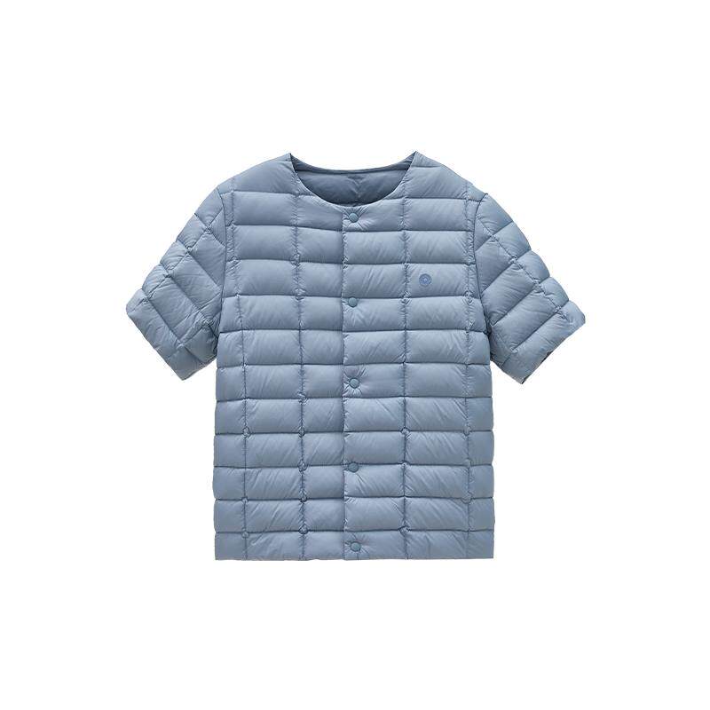Q21设计感圆领95白鸭绒羽绒服
