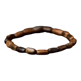 沉香手串女男达拉干沉香散珠子串珠随形木料文玩佛珠念珠盘玩手链