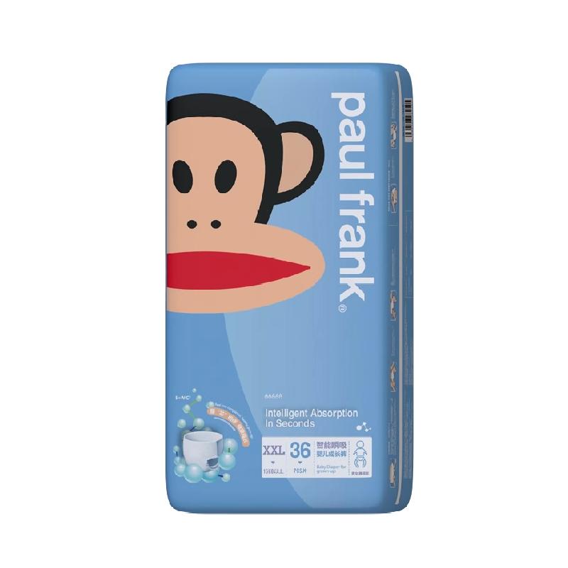 大嘴猴拉拉裤夏日瞬吸纸尿裤S-4XL码超薄透气尿不湿婴儿成长裤子