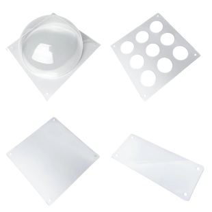 加厚款攀爬架配件亚克力太空舱高清透明板海洋球池洞洞板忙碌板子