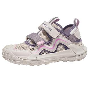 暇步士童鞋女童休闲鞋大童夏季户外防滑跑步鞋儿童透气网面运动鞋