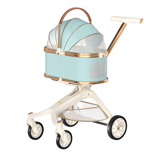 bello宠物手推车轻便可折叠车包分离小中型犬狗狗猫咪外出推车